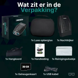Zoomble PRO Nachtkijker met Digitale Camera en 32GB SD Kaart