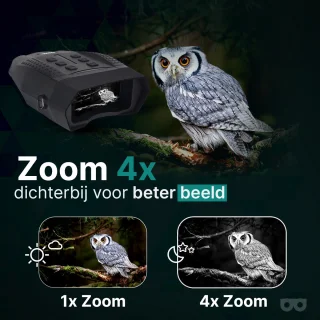 Zoomble PRO Nachtkijker met Digitale Camera en 32GB SD Kaart