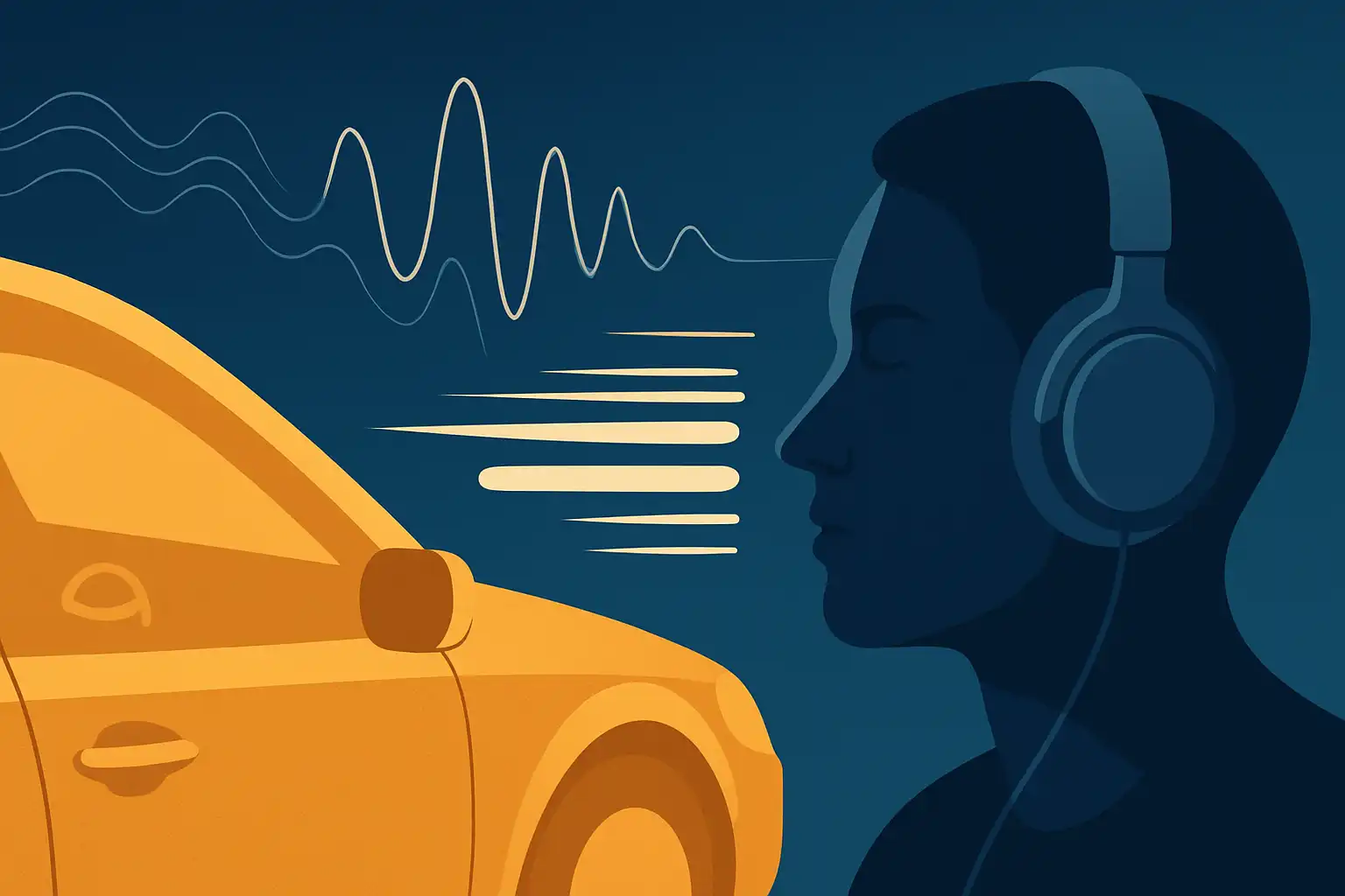 Je auto wordt stil: hoe de integratie van noise cancelling in auto's jouw koptelefoongebruik verandert