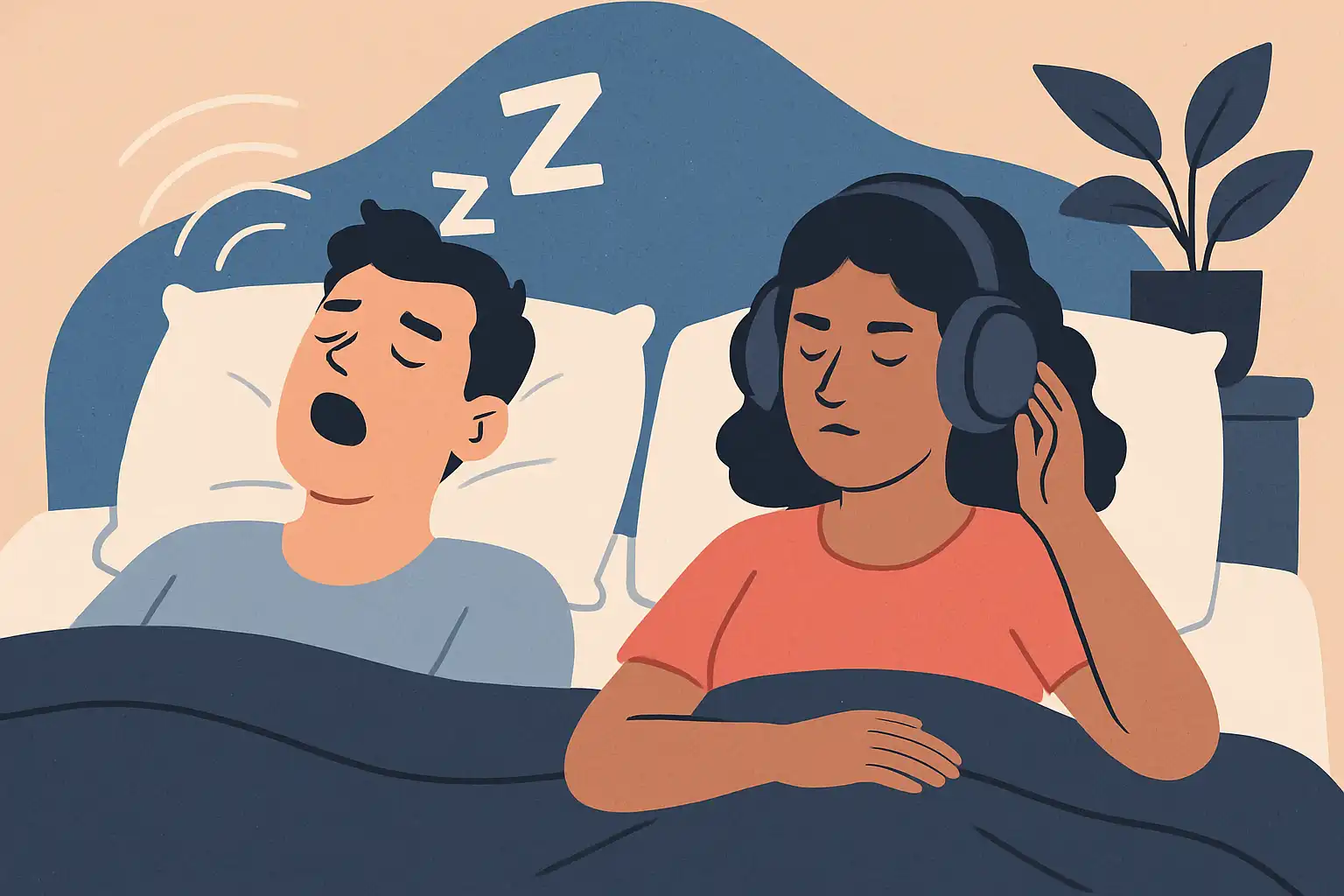Snurkende partner? Zo biedt noise cancelling uitkomst (zonder relatieproblemen)
