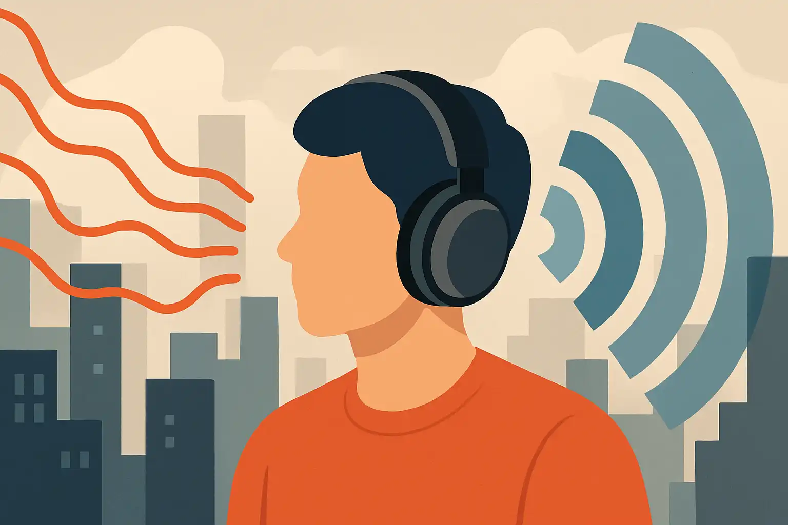 Stadsgeluid onschadelijk maken: de ultieme noise cancelling survival guide voor forenzen