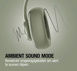 Fresh 'n Rebel Clam Ace 2 – Draadloze Bluetooth Koptelefoon met Active Noise Cancelling – 100+ uur Speeltijd - Met volume wiel - Dried Green