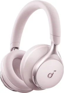 soundcore by Anker Space One Draadloze Over-ear Koptelefoon Roze - Headphones - Active Noise Cancelling, Multipoint Connection, 55 uur accuduur, Bluetooth 5.3, LDAC, Hi-Res Certified