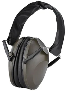 Noise Cancelling Headsets, Earmuffs Adjustable Noise Cancelling Hearing Protection Antinoise Noise Cancelling Headset Adult Child for Shooting (Army Green), Army green