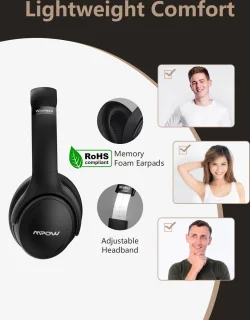 Momentum® - Draadloze Bluetooth Koptelefoon - Active Noise Cancelling - Wireless Headphone - Koptelefoon - Hoofdtelefoon - 30 uur speeltijd - Met Draagtas - Zwart