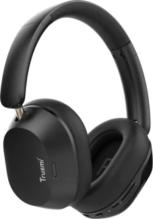 Trusmi BH02-01 Draadloze Koptelefoon – Zwarte Kleur- Active Noise Cancelling- 69 Uur Afspeeltijd- Tot 40kHz Frequentiebereik