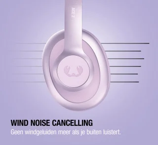 Fresh 'n Rebel Clam Ace 2 – Draadloze Bluetooth Koptelefoon met Active Noise Cancelling – 100+ uur Speeltijd - Met volume wiel - Dreamy Lilac