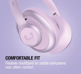 Fresh 'n Rebel Clam Ace 2 – Draadloze Bluetooth Koptelefoon met Active Noise Cancelling – 100+ uur Speeltijd - Met volume wiel - Dreamy Lilac