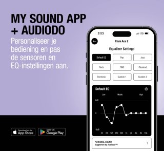 Wat vinden we goed aan de Fresh 'n Rebel Clam Ace 2 – Draadloze Bluetooth Koptelefoon met Active Noise Cancelling – 100+ uur Speeltijd - Met volume wiel - Dreamy Lilac