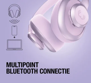 Fresh 'n Rebel Clam Ace 2 – Draadloze Bluetooth Koptelefoon met Active Noise Cancelling – 100+ uur Speeltijd - Met volume wiel - Dreamy Lilac
