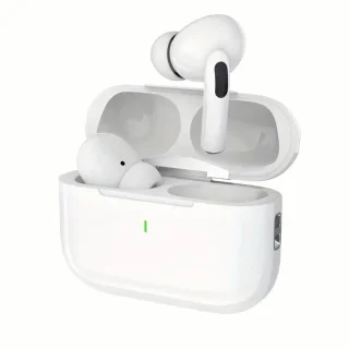 Draadloze Bluetooth Oordopjes met Oplaadcase – Noise Cancelling In-Ear Earbuds – Touch Control – Geschikt voor iPhone & Android – Draadloos Opladen – Sport & Muziek – Wit