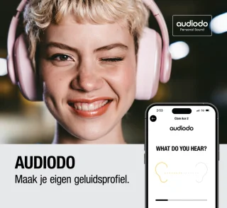 Fresh 'n Rebel Clam Ace 2 – Draadloze Bluetooth Koptelefoon met Active Noise Cancelling – 100+ uur Speeltijd - Met volume wiel - Ice Grey