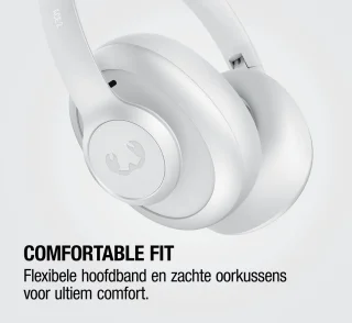 Fresh 'n Rebel Clam Ace 2 – Draadloze Bluetooth Koptelefoon met Active Noise Cancelling – 100+ uur Speeltijd - Met volume wiel - Ice Grey