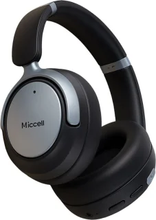 Over Ear Koptelefoon met Active Noise Cancelling - Draadloze Headset met Microfoon - ENC - Bluetoot 5.3 - Inklapbaar & 70 uur batterij