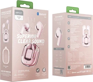 ACEFAST T6 Draadloze oordopjes Pink Lotus