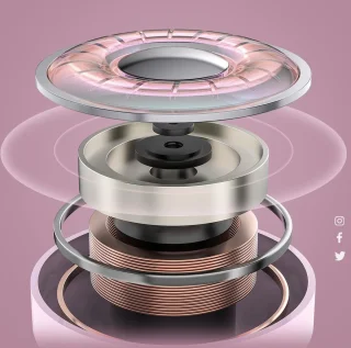 ACEFAST T6 Draadloze oordopjes Pink Lotus