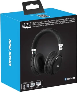 Adesso Xtream P600 Bluetooth koptelefoon zwart