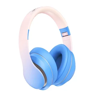 AngelTech Over Ear Draadloze Kinderkoptelefoon Blauw of Roze