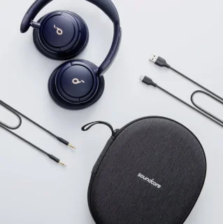 Anker Soundcore Life Q30 Draadloze Over-Ear Koptelefoon Blauw