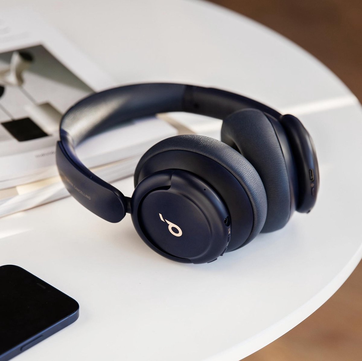 Anker Soundcore Life Q30 Draadloze Over-Ear Koptelefoon Blauw
