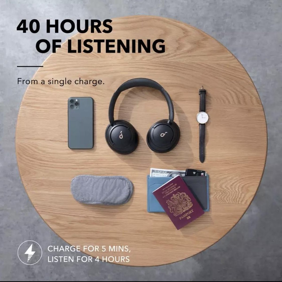 Anker Soundcore Life Q30 Over-ear Koptelefoon Roze