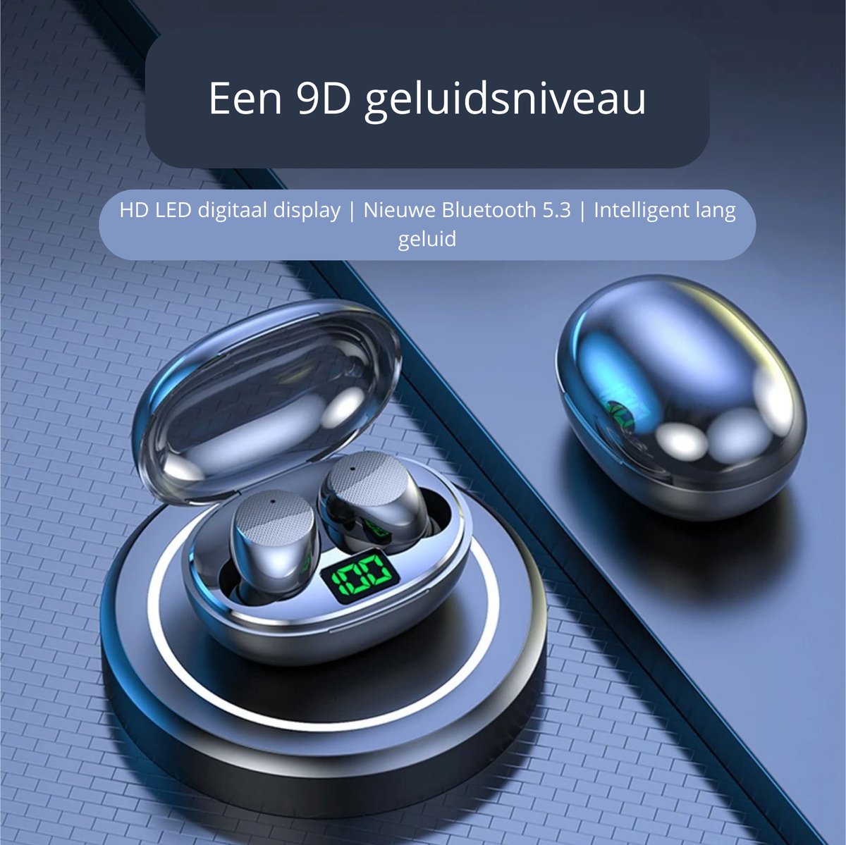 BellissiBo® Draadloze Bluetooth Oortjes Zwart