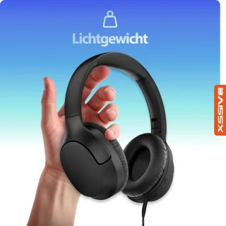 Bluetooth 5.3 Draadloze Koptelefoon Zwart