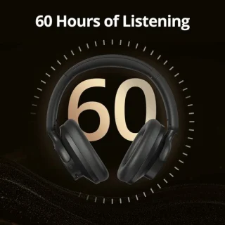 Veelzijdige Bluetooth gamingkoptelefoon met sterke ANC en lange batterij