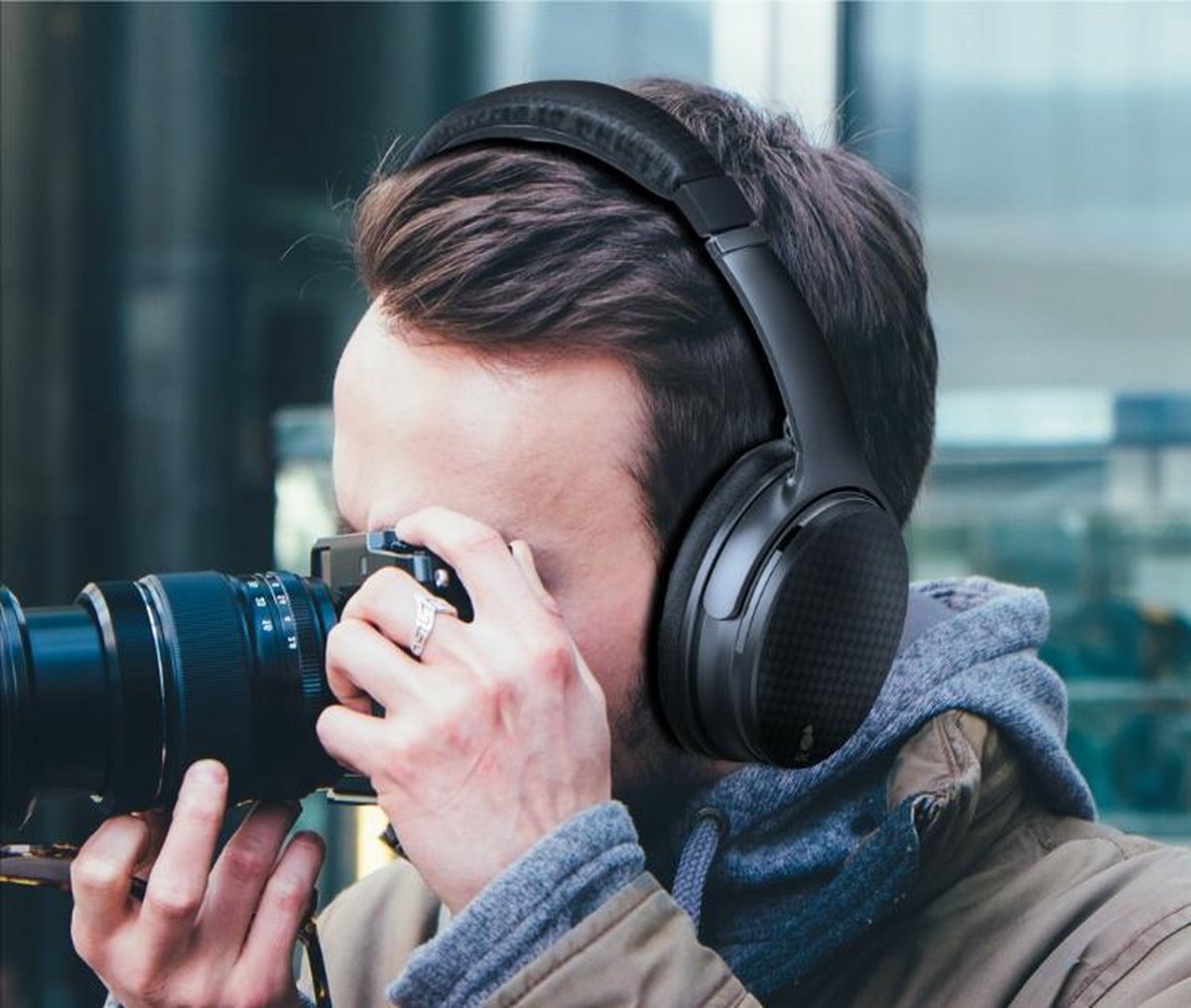 Bluetooth Koptelefoon Over-Ear Actieve Noise Cancelling