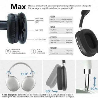 Bluetooth Over-ear Hoofdtelefoon