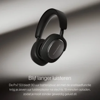 Bowers & Wilkins Px7 S3 Draadloze Over-Ear Hoofdtelefoon Canvas Wit