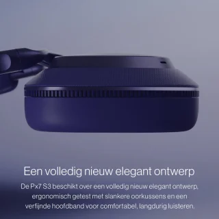 Bowers & Wilkins Px7 S3 Draadloze Over-Ear Hoofdtelefoon Canvas Wit