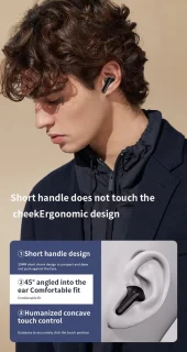 Draadloze Bluetooth Oordopjes Active Noise Cancelling