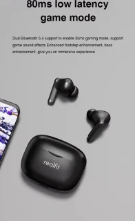 Draadloze Bluetooth Oordopjes Active Noise Cancelling