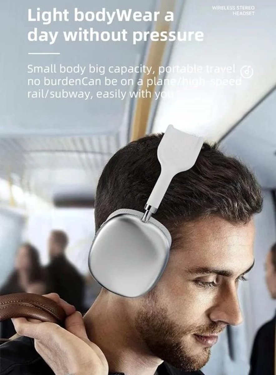 Draadloze Bluetooth Over-Ear Hoofdtelefoon met Microfoon