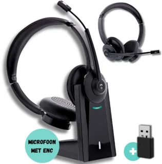 Draadloze headset met microfoon