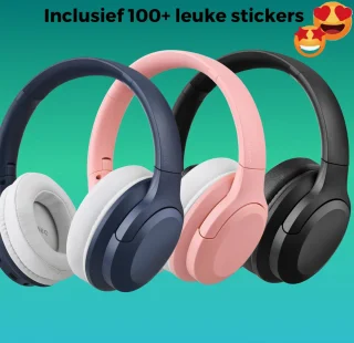 Draadloze Kinderhoofdtelefoon Bluetooth Blauw ANC