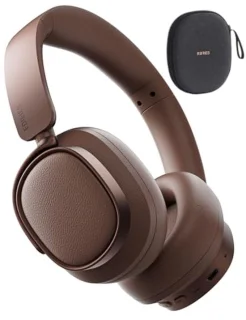 Draadloze over-ear koptelefoon - bruin