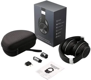 DrPhone ANC-E11 Bluetooth Over Ear Koptelefoon Zwart