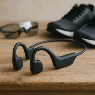Dutch Wanted RunS22 Draadloze Sportkoptelefoon Zwart