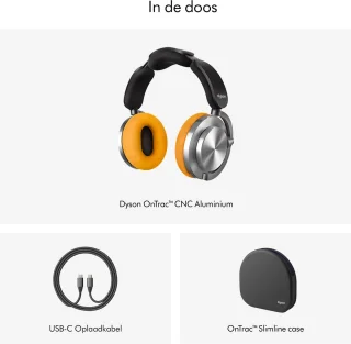 Dyson OnTrac Draadloze Over-Ear Koptelefoon Aluminium
