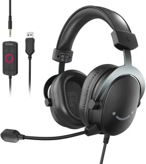 FIFINE H9 RGB over-ear headset