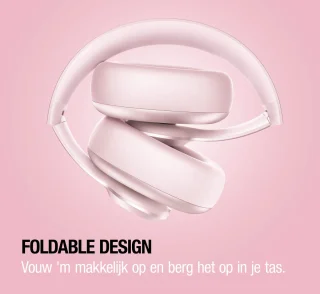 Fresh 'n Rebel Clam Ace 2 – Draadloze Koptelefoon – Pastel Pink