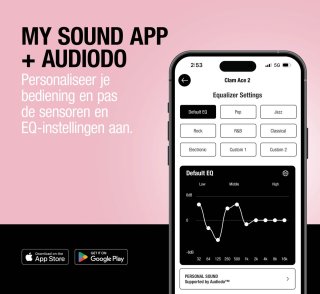 Wat vinden we goed aan de Fresh 'n Rebel Clam Ace 2 – Draadloze Koptelefoon – Pastel Pink