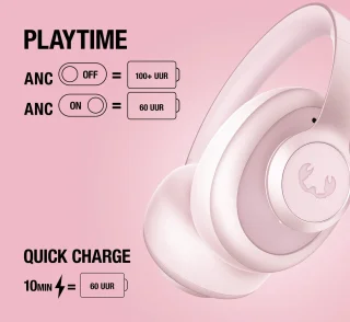 Fresh 'n Rebel Clam Ace 2 – Draadloze Koptelefoon – Pastel Pink