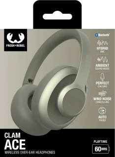 Fresh 'n Rebel Clam Ace Noise Cancelling Hoofdtelefoon Dried Green
