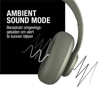 Fresh 'n Rebel Clam Ace Noise Cancelling Hoofdtelefoon Dried Green