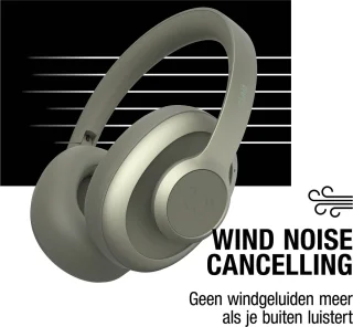 Fresh 'n Rebel Clam Ace Noise Cancelling Hoofdtelefoon Dried Green
