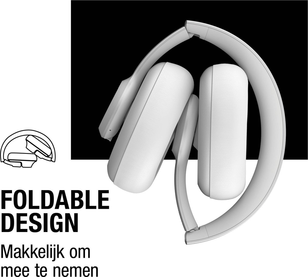 Fresh 'n Rebel Clam Ace Noise Cancelling Hoofdtelefoon Ice Grey