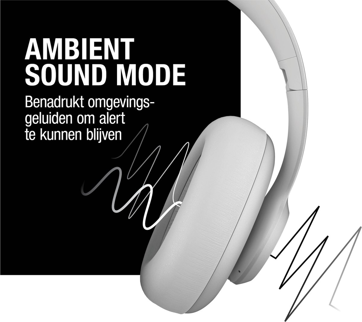 Fresh 'n Rebel Clam Ace Noise Cancelling Hoofdtelefoon Ice Grey